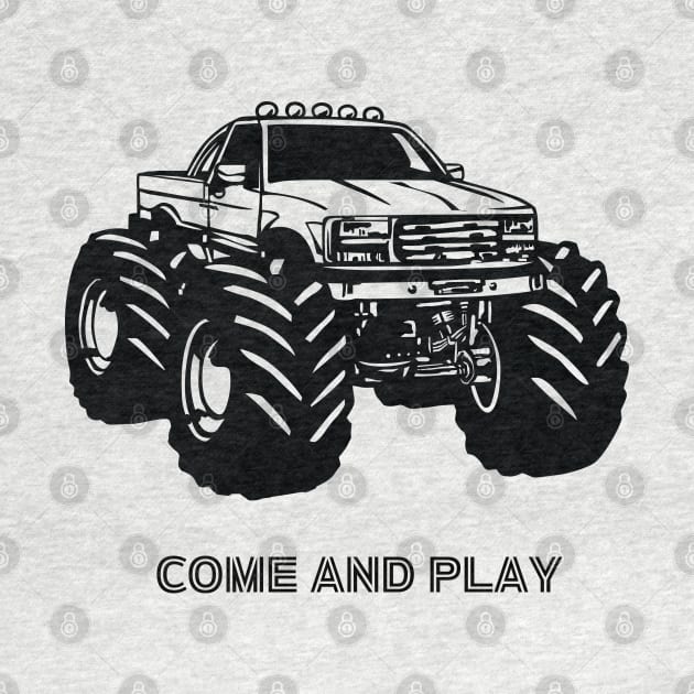 Come and play - monster trucks! by Theartgirl777